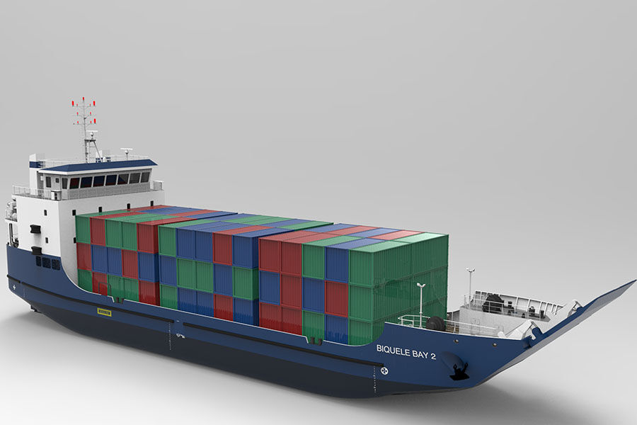 LCT 65m货物RORO登陆艇和燃料运输船