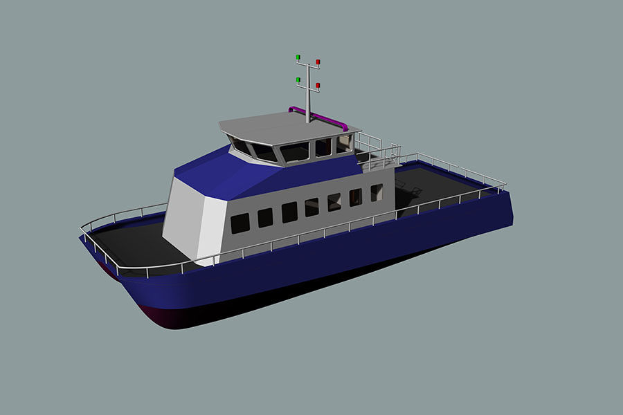 出售 Grandsea 22m 铝/玻璃纤维双体船勘测和研究船