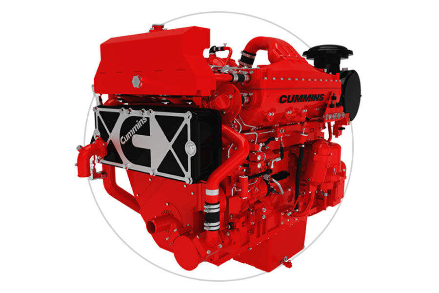 中国制造的 450hp-700hp 康明斯 KTA19 柴油船用发动机出售俄罗斯