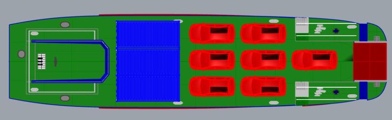 Grandsea 32m 钢制多功能 LCT 货驳船