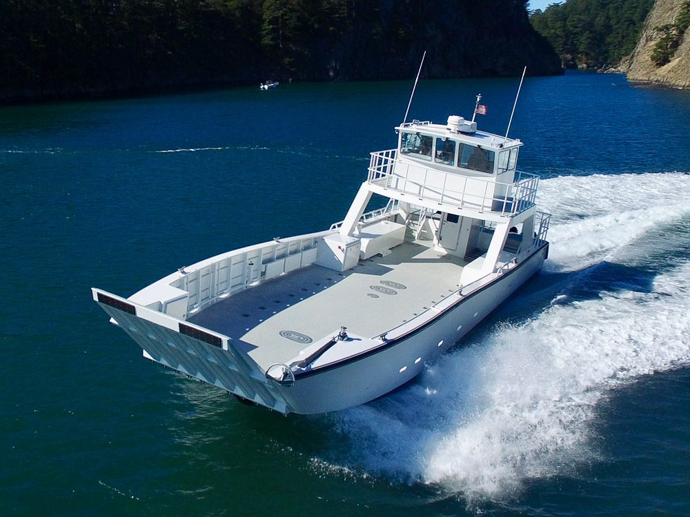 长度 20m 铝合金登陆艇渡轮驳船出售