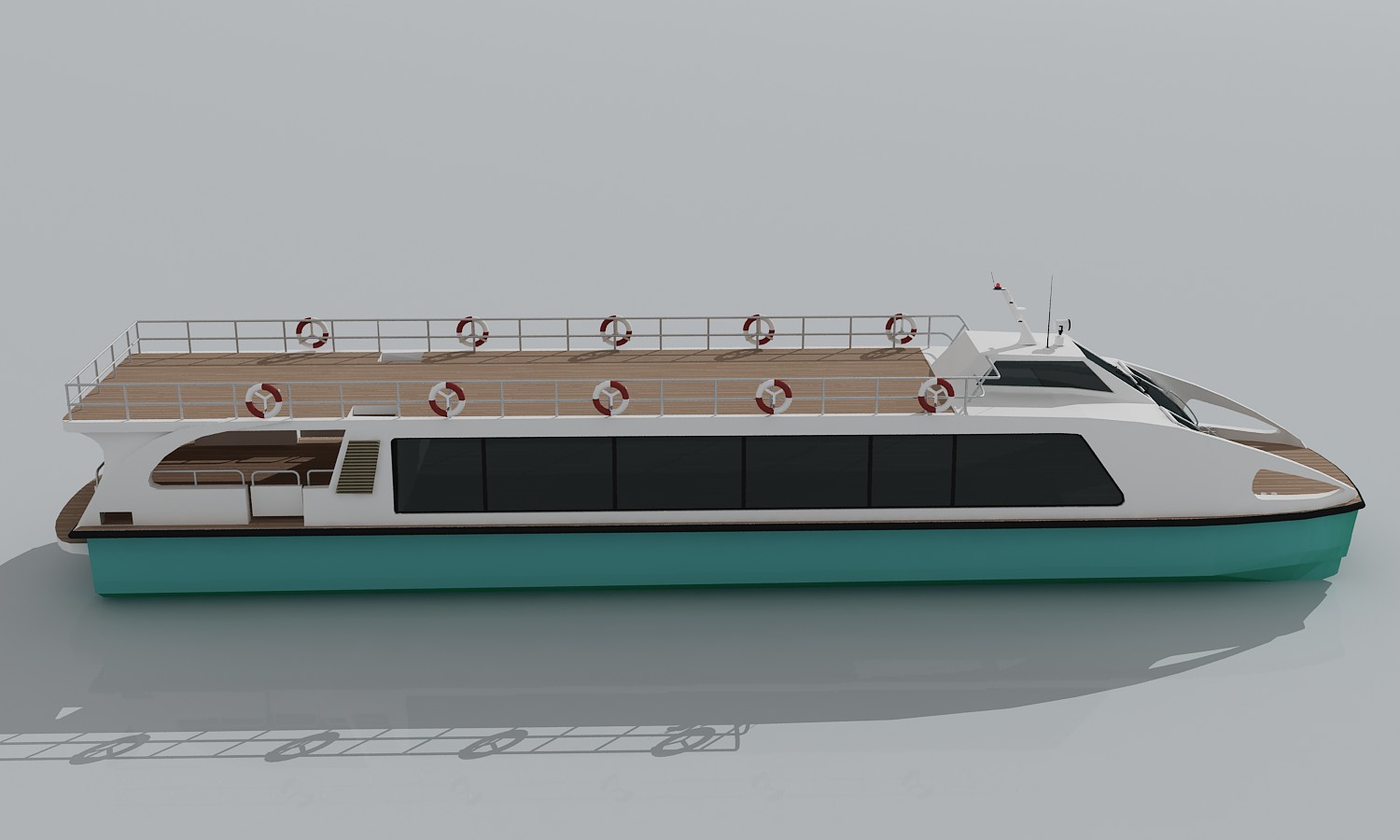 Grandsea 22m Double Decker Catamaran Dinner Cruise Sightseeing Water Taxi Bus Ferry Boat 待售