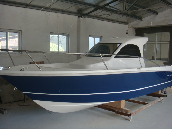 27 英尺近海高速舱玻璃钢渔船出售