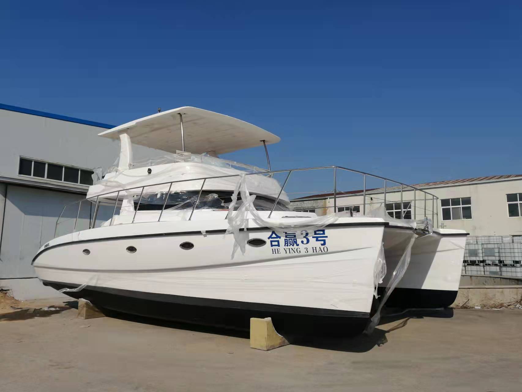 Grandsea 41 英尺玻璃钢豪华观光双体船房屋游乐游艇出售