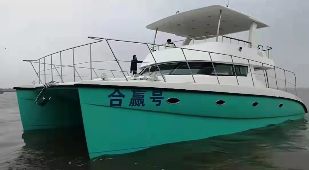 Grandsea 41 英尺玻璃钢豪华观光双体船房屋游乐游艇出售