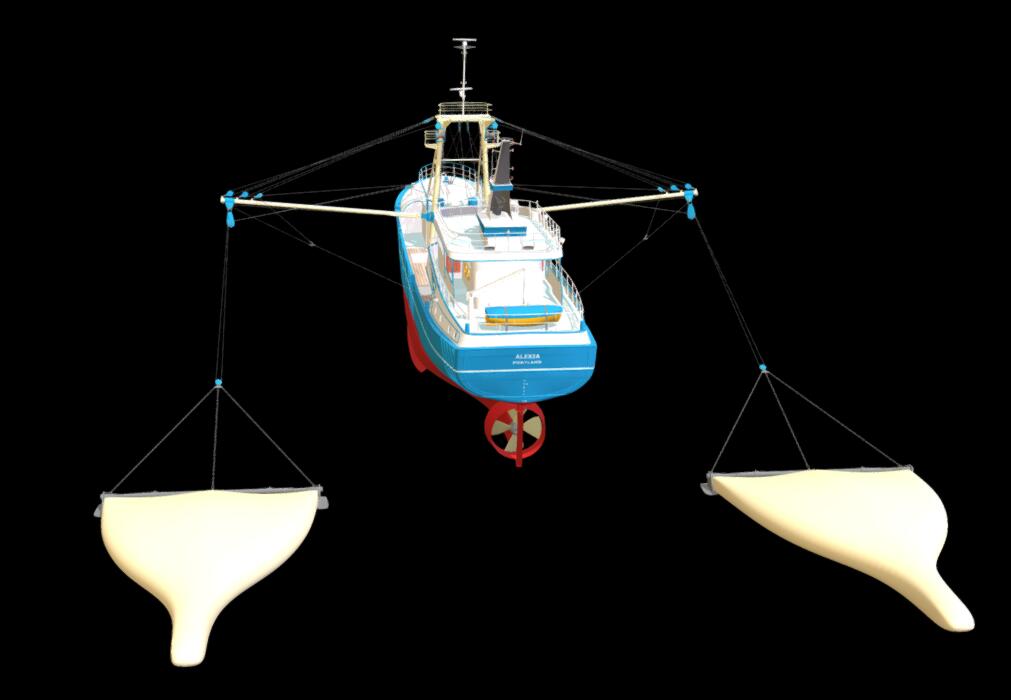 Grandsea 32 米远洋舷外支架拖网渔船侧梁双拖网渔船出售