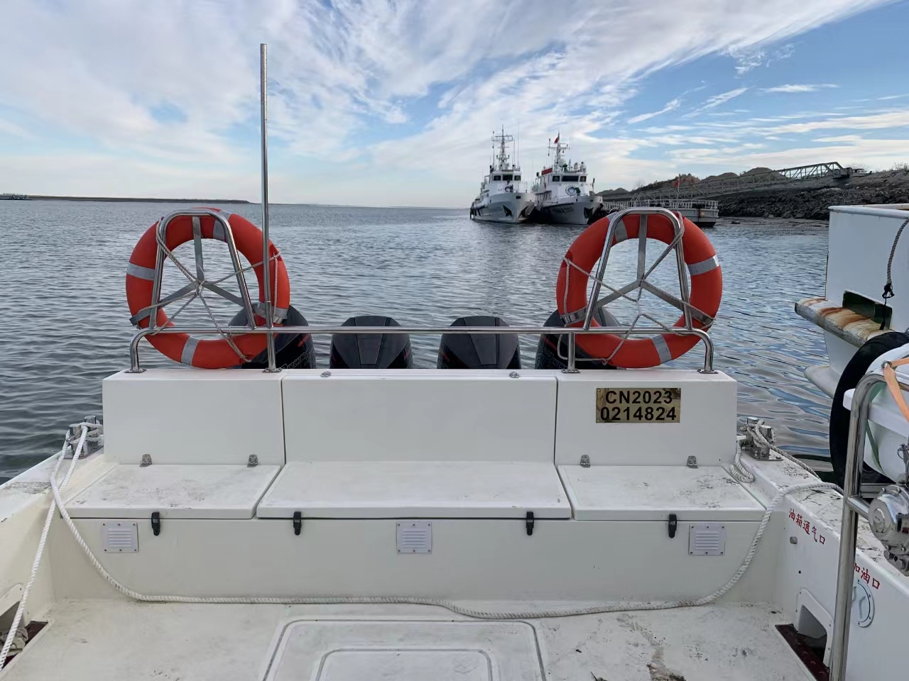 Grandsea 13.3m FRP Fast Speed Military Coast Guard Police Patrol Boat 待售