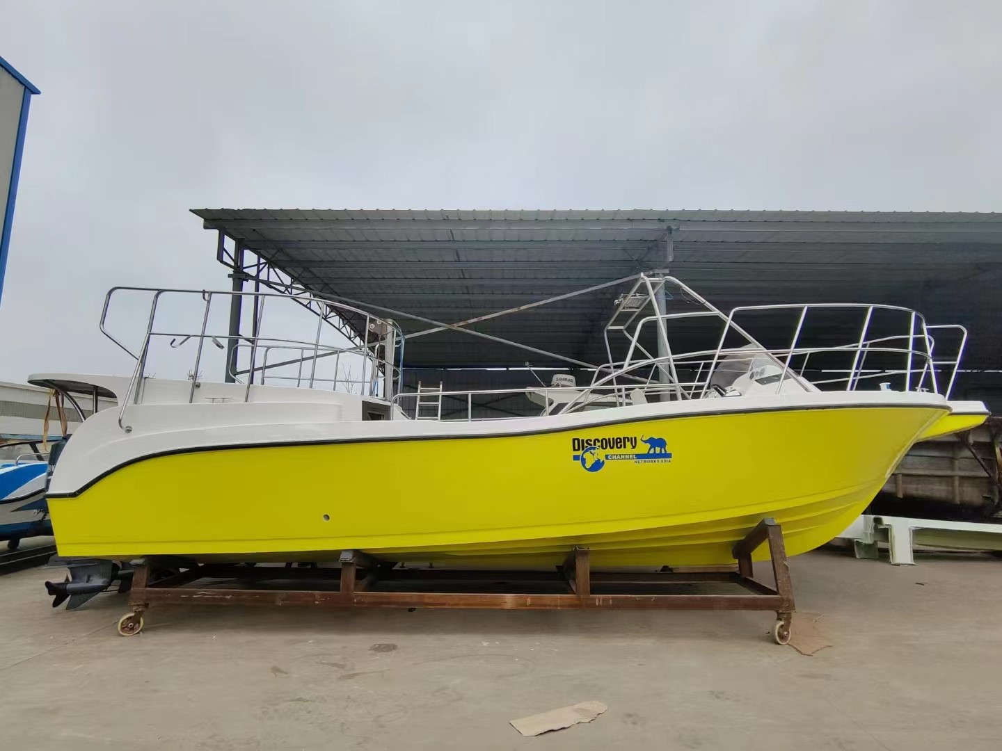 Grandsea 10.7m 玻璃纤维材料高速平台滑翔伞船 2 人出售