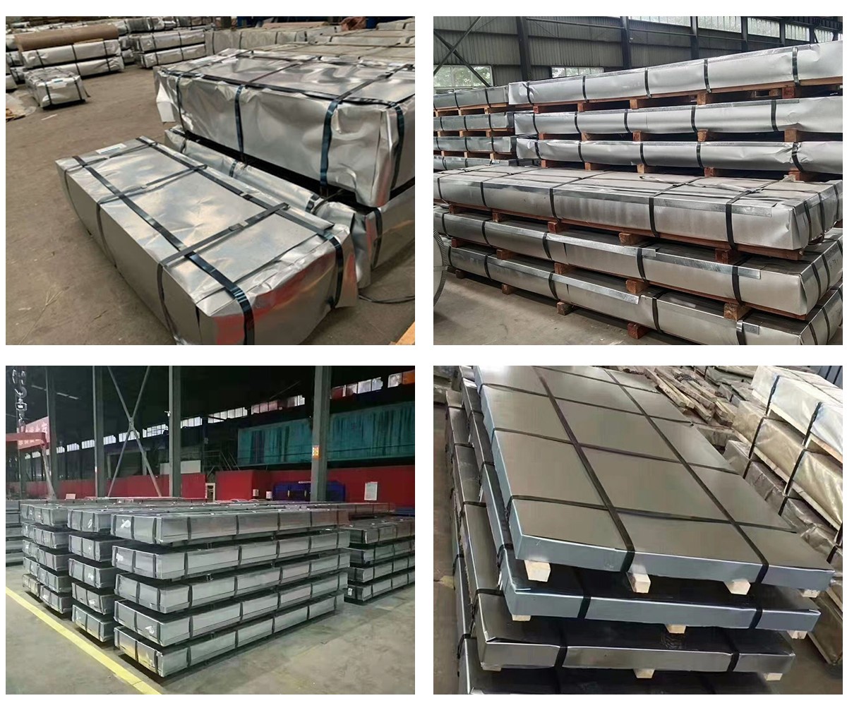 Galvanized steel sheet package
