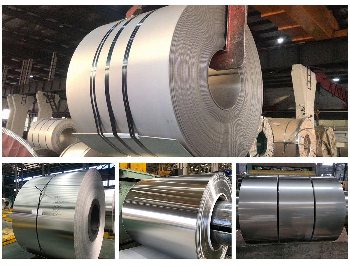 Stainless steel coil display