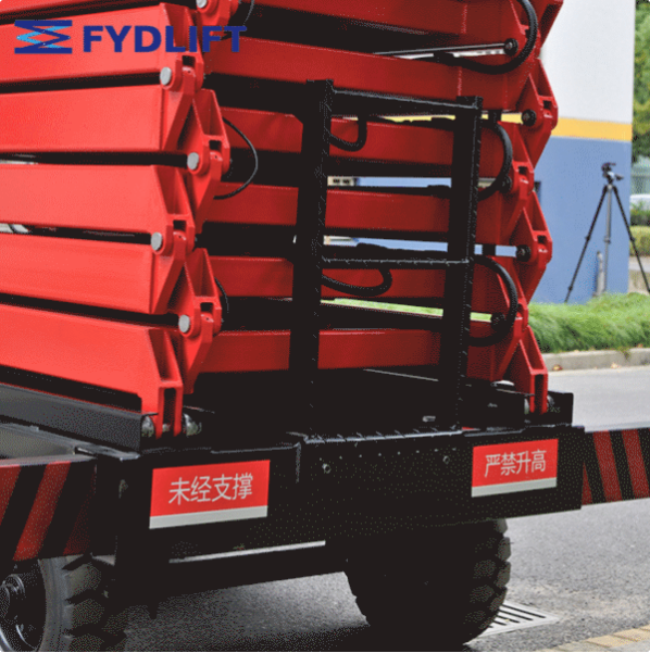 移动剪叉式高空作业平台 高空检修作业平台 高空液压升降平台