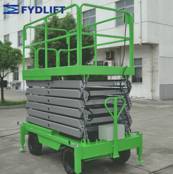 移动剪叉式高空作业平台 高空检修作业平台 高空液压升降平台