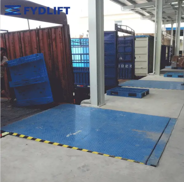 固定式电动锰钢液压登车桥 固定式集装箱装卸货平台液压登车桥