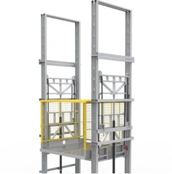 固定导轨式液压升降平台 厂房车间升降货梯 固定式电动液压升降机