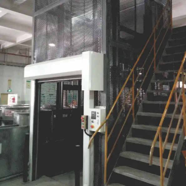 导轨式升降货梯 升降机 液压升降平台 液压升降厂房仓库货梯