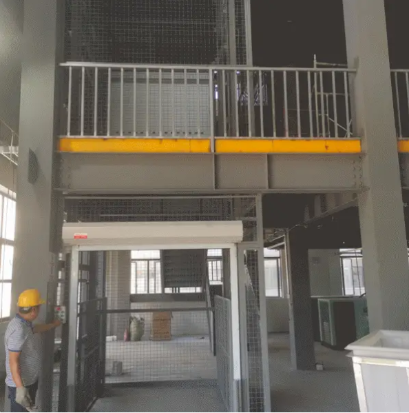 导轨式升降货梯 升降机 液压升降平台 液压升降厂房仓库货梯