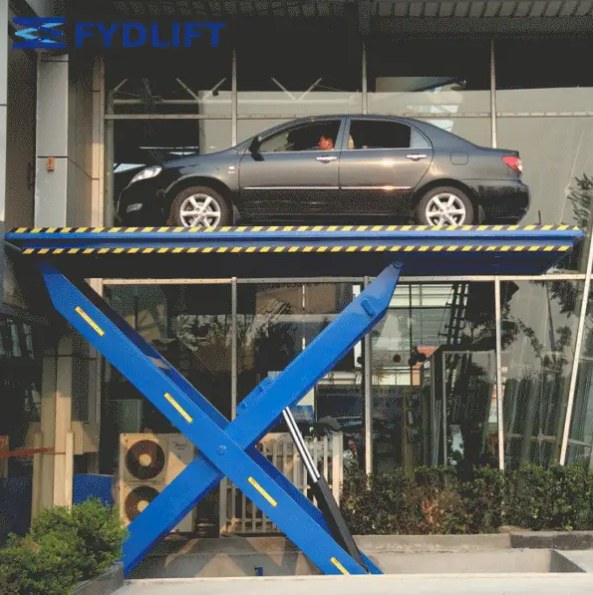 汽车举升机 汽车升降平台 剪叉式液压升降平台