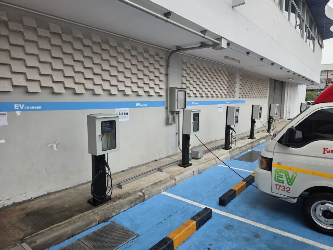 Зарядное устройство Teison 22kW Smart MINI Wallbox установлено в Таиланде, 2025 год