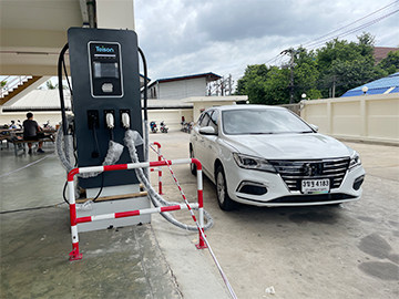 Teison 180kw 3Guns DC Fast Charger в Таиланде, 2022 Teison 180kw 3Guns DC Fast Charger в Таиланде, 2022