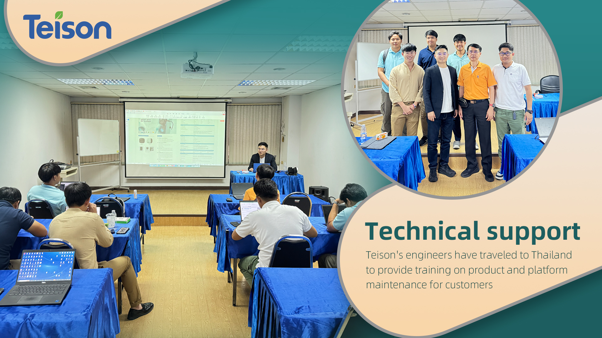 Надежная поддержка и обслуживание Teison