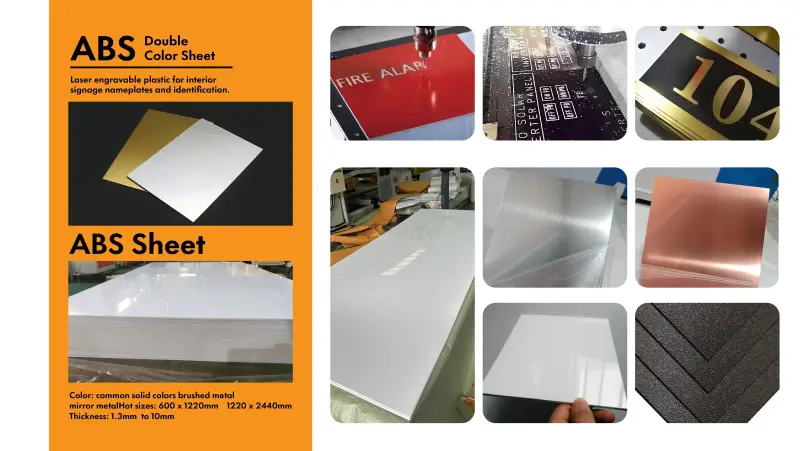 Corrugated Plastic Board Black Pack- BLACK ABS PLASTIC SHEET 1/4 Thick 12 X 24 Nominal Construction Plastic Sheets