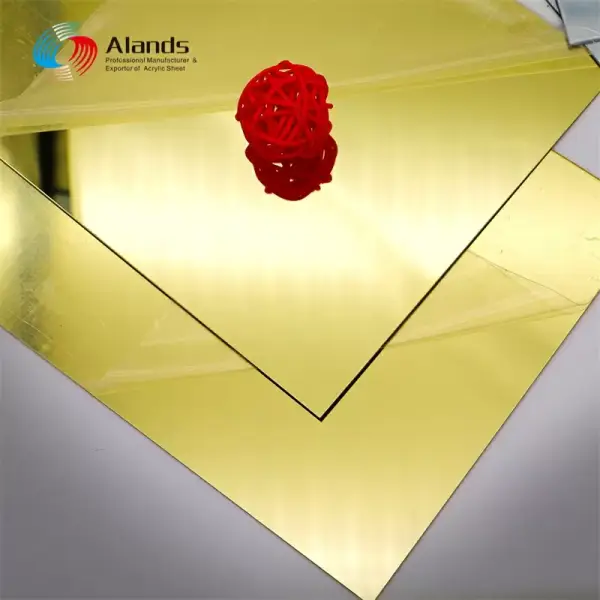 Supply plastic mirror sheet 1mm acrylic sheet silver mirror acrylic board  for laser cutting wholesale Wholesale Factory - Jinan Alands Plastic  Co.,Ltd.