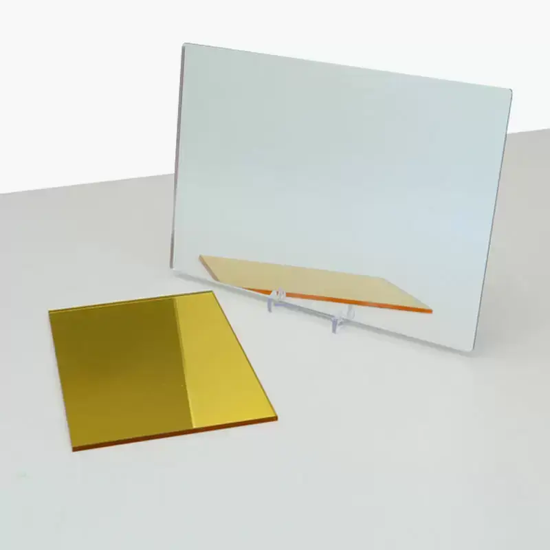 Supply gold mirror acrylic sheet 122x244cm self-adhesive back Wholesale  Factory - Jinan Alands Plastic Co.,Ltd.