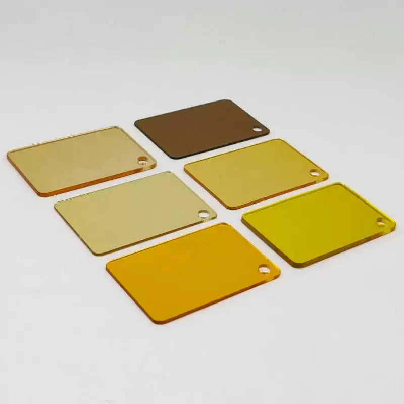 Supply gold mirror acrylic sheet 122x244cm self-adhesive back Wholesale  Factory - Jinan Alands Plastic Co.,Ltd.