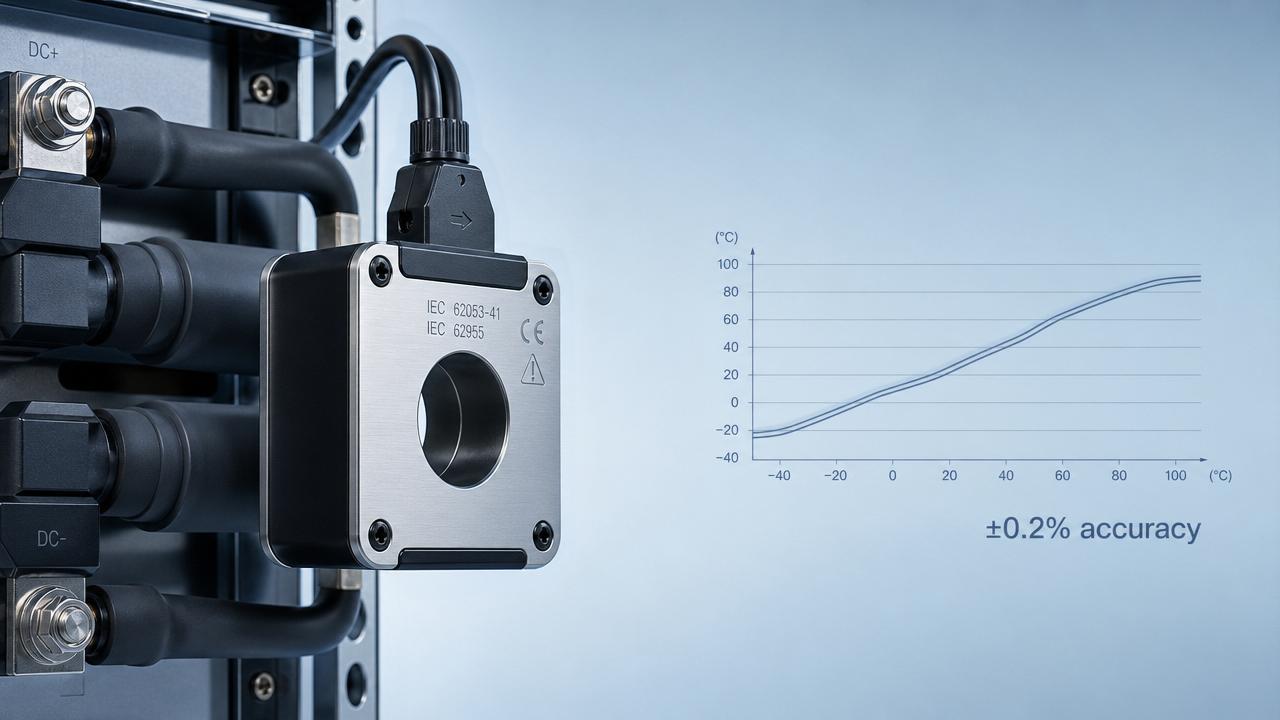 IEC 63345-2:2026 Sets ±0.2% DC Current Sensor Accuracy for PV Inverters