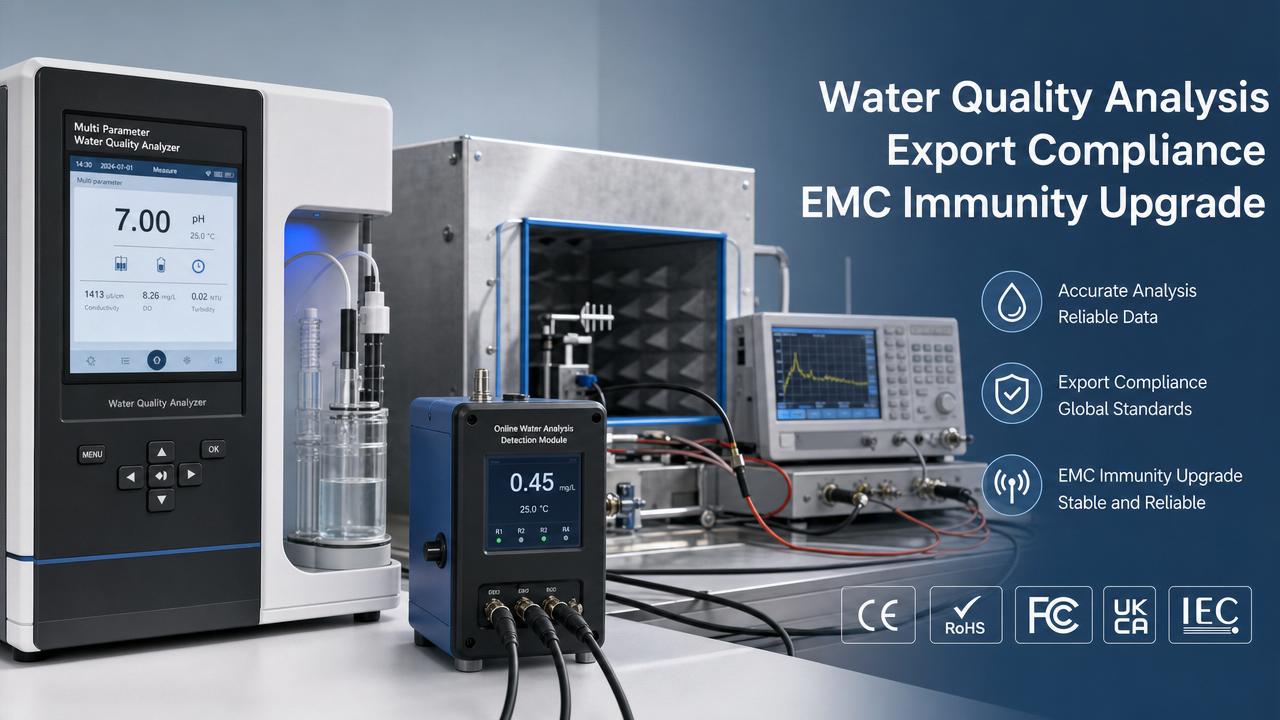 New EMC Limits Flag Higher Compliance Risk for Water Analyzers