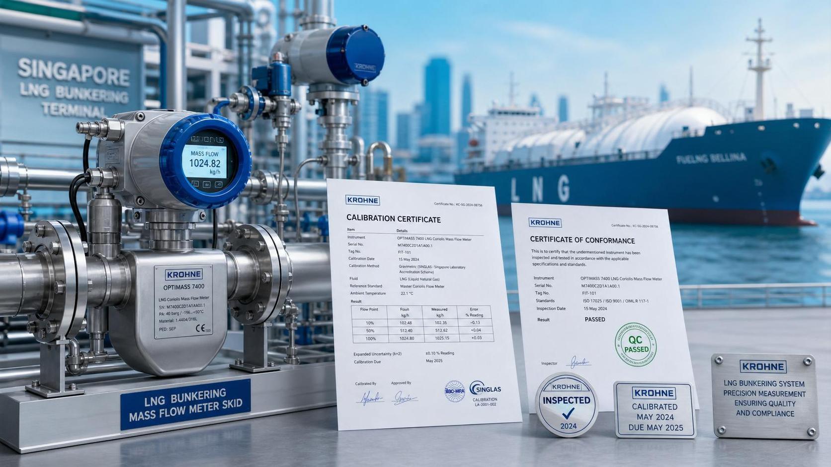 Singapore Accepts NIMTT LNG Meter Calibration Certificates