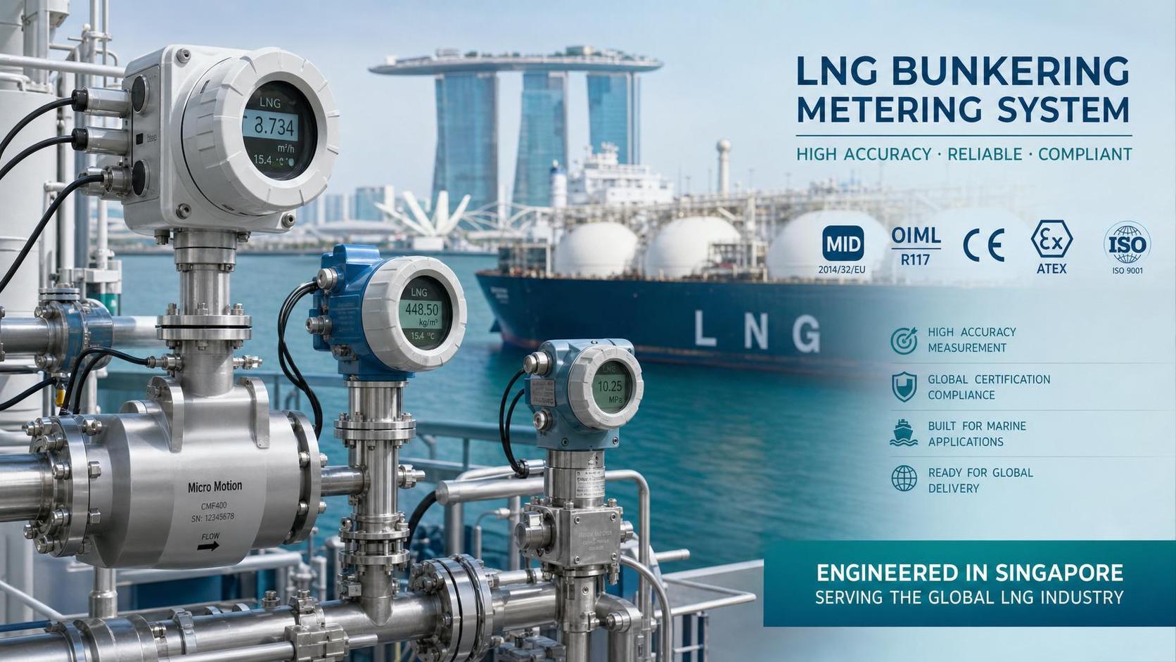 Singapore MPA Accepts NIMTT Certificates for LNG Bunkering Meters