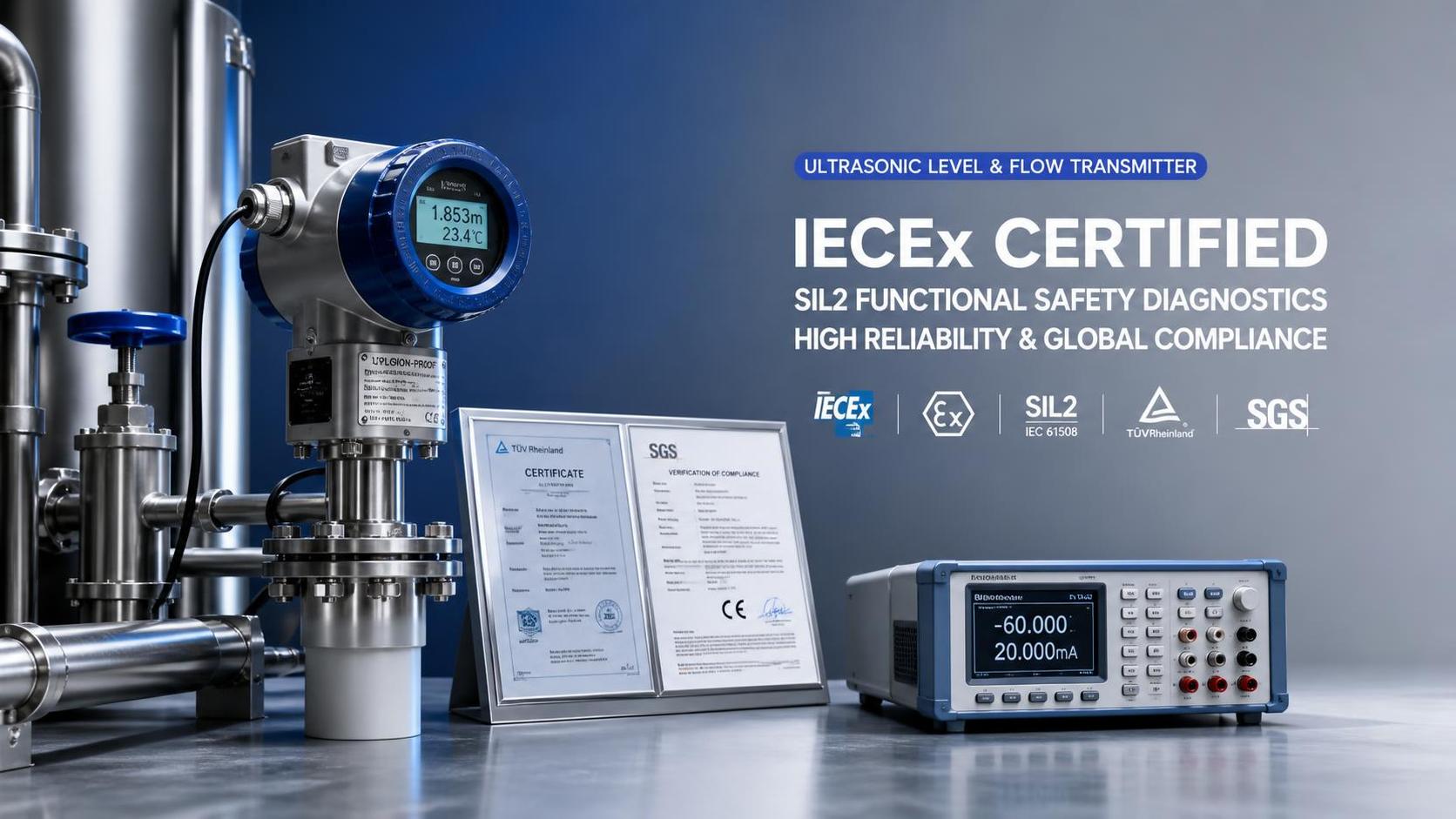 New IECEx Rule Requires SIL2 Diagnostic Validation for Chinese Ultrasonic Transmitter Exports New IECEx Rule Requires SIL2 Diagnostic Validation for Chinese Ultrasonic Transmitter Exports