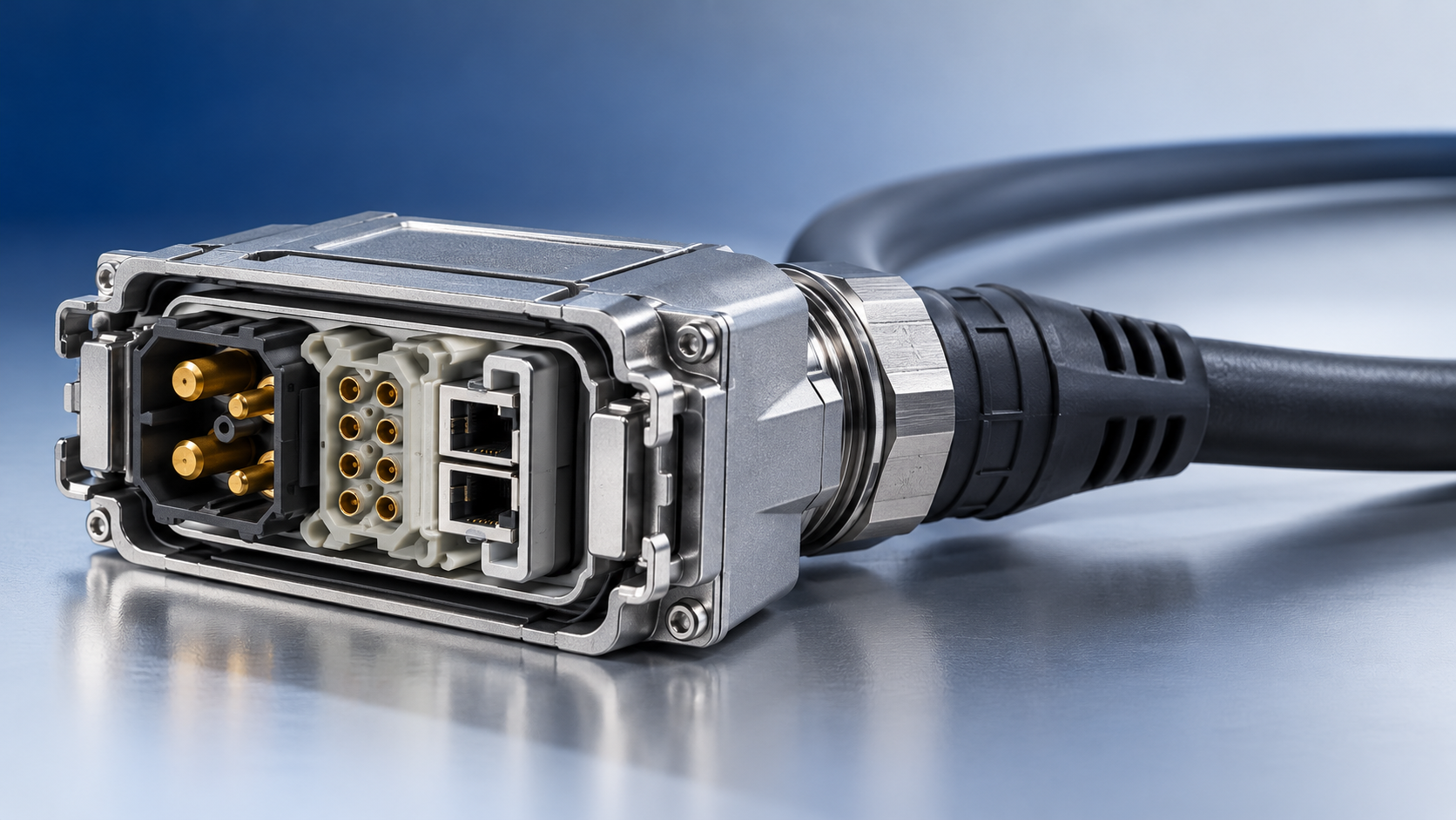Beckhoff Launches IEC-Compliant Hybrid Connectors for Single-Cable Automation