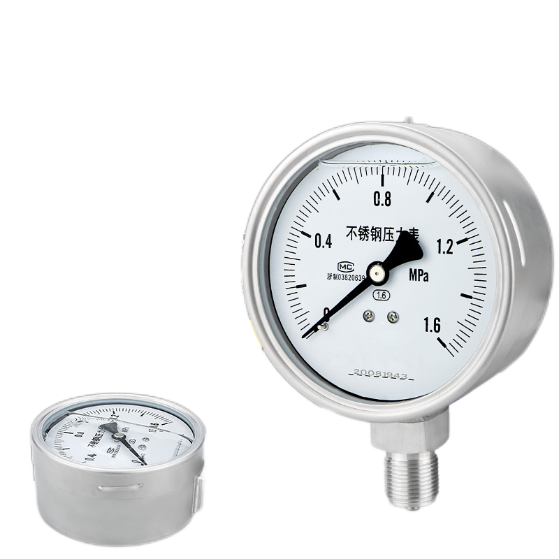 YTF Stainless steel pressure gauge