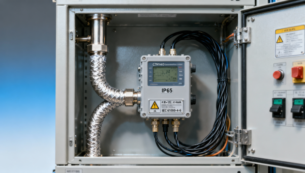 What common installation errors cause drift in C7H14O concentration analyzer outputs during startup?