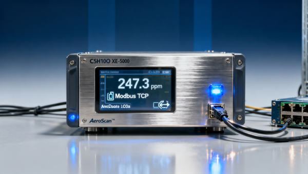 Which C5H10O concentration analyzer configurations support Modbus TCP integration without external gateways?