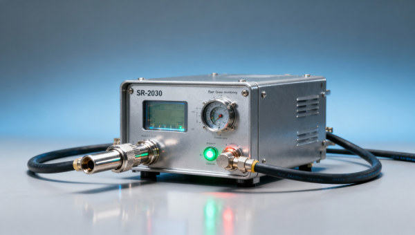 How much faster is response time with laser oxygen analyzers versus paramagnetic units in flare gas monitoring?