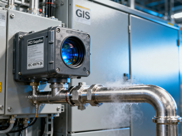 HCl concentration analyzer signal noise increases noticeably after exposure to steam-cleaning cycles