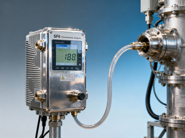 SF6 concentration analyzer baseline instability emerges only during partial discharge testing—not in factory calibration