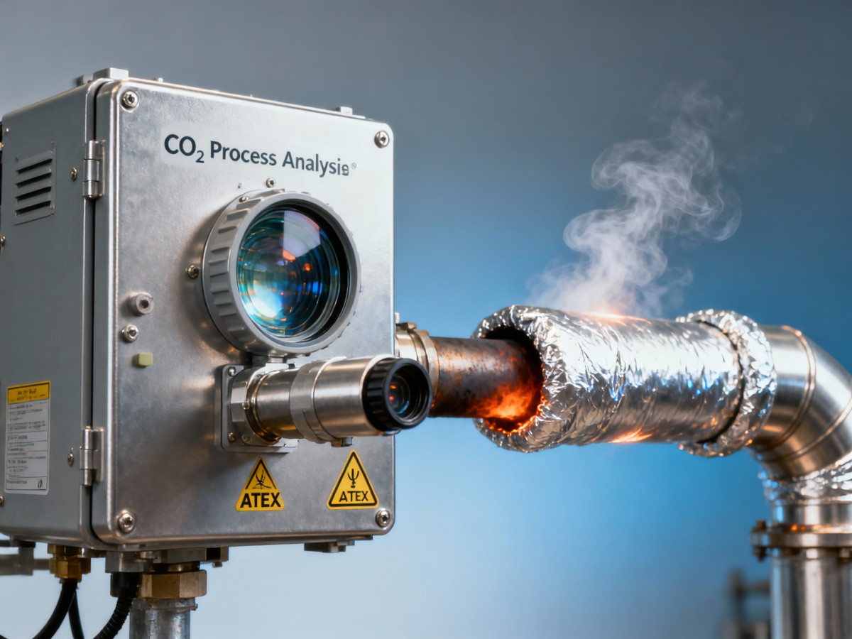 Industrial process analyzers misreading CO₂ during rapid load changes