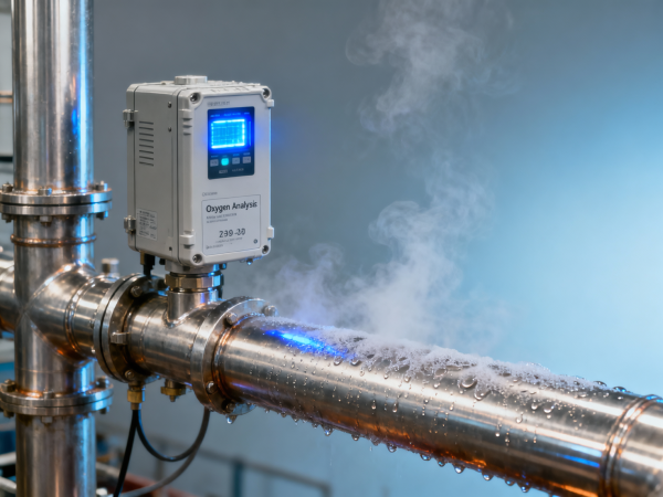 Oxygen analyzer response slows by 40% when installed downstream of hot-wet extractive systems