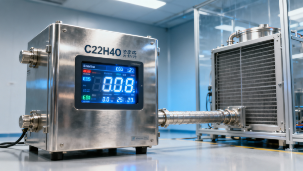 C2H4O concentration analyzer output underestimates actual levels during rapid temperature ramp-up — validation gaps in pharma cleanroom deployments