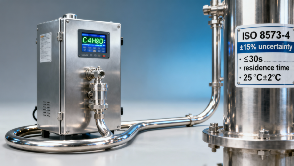 C4H8O concentration analyzer fails ISO 8573-4 compliance — where do most field installations go wrong?