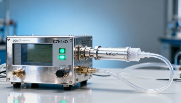When ppm-level C7H14O detection meets trace moisture: how calibration intervals get shortened