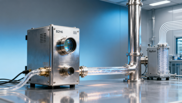 B2H6 analyzers with ‘ppb-range’ specs — yet real-world detection limits rise above 50 ppb in humid air