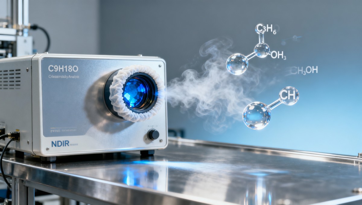 Why C9H18O concentration analyzers show inconsistent readings after solvent exposure