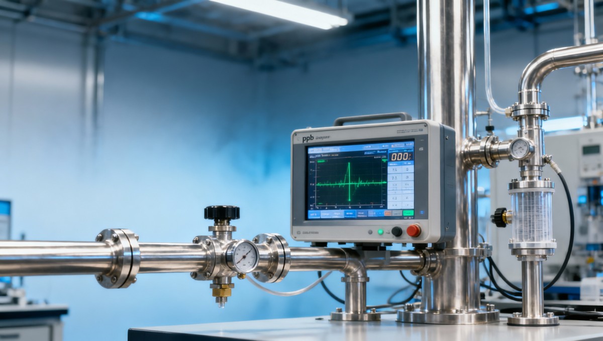 Why ppb gas analyzer readings drift in low moisture conditions