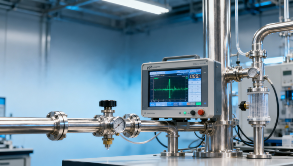 Why ppb gas analyzer readings drift in low moisture conditions