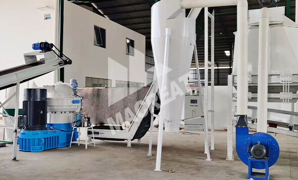 新印尼2-3吨木屑制粒生产线案例资料